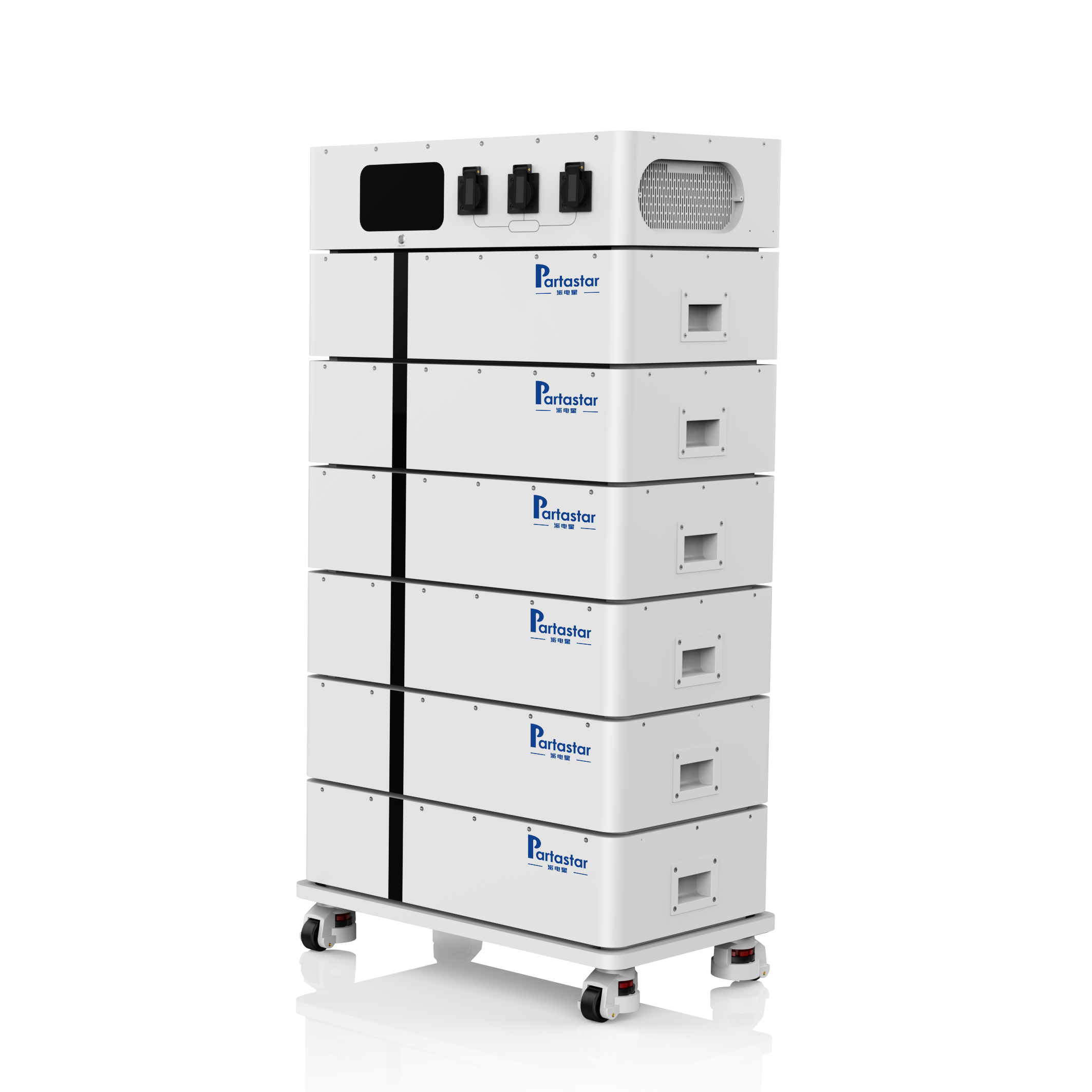 51.2V 150Ah 7.68度堆叠储能电池组