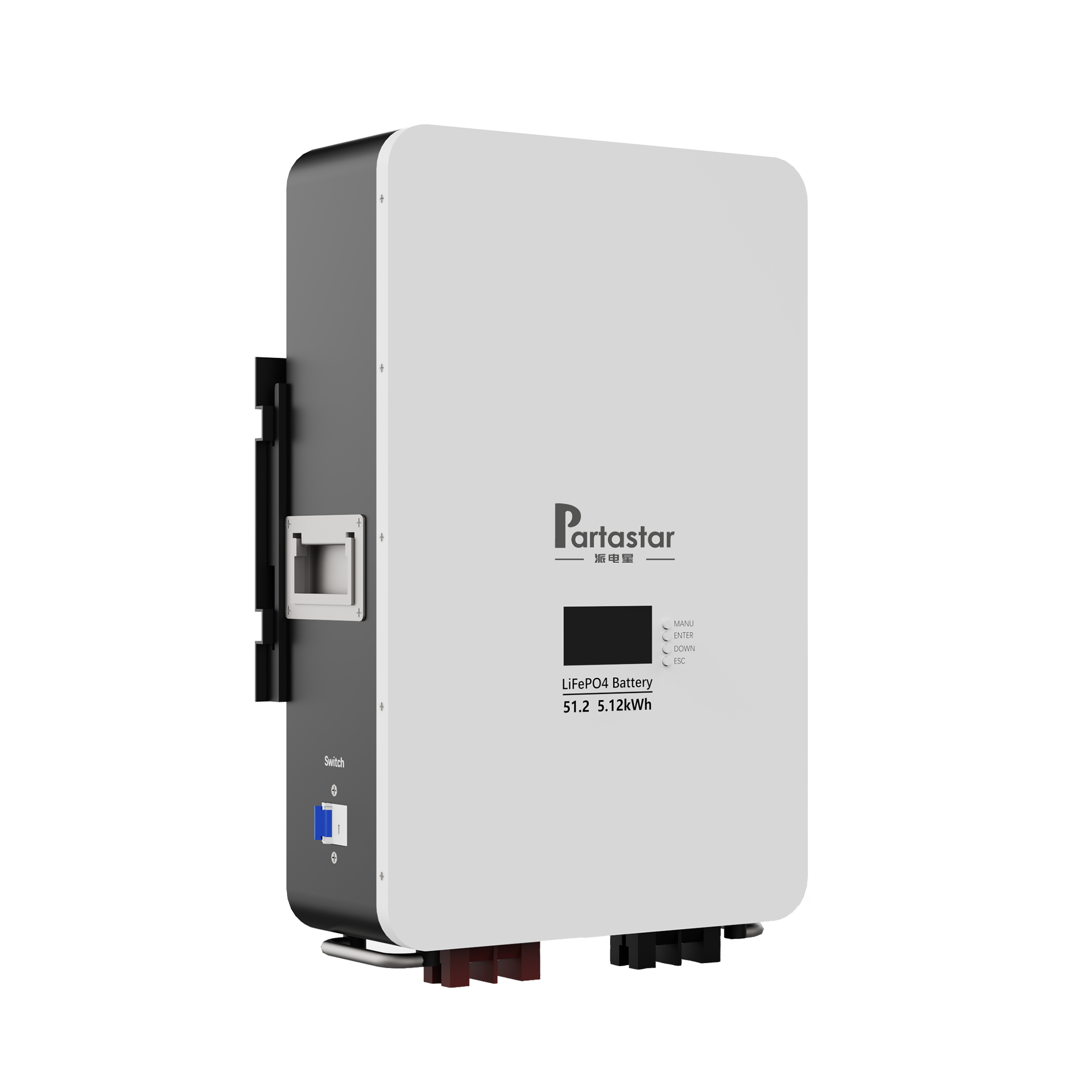 48V 100Ah 4.8度壁挂式储能电池组